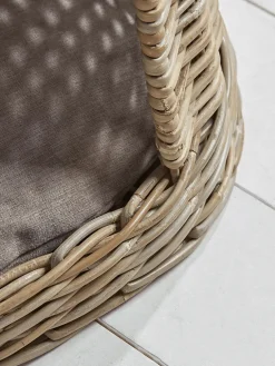 Round Rattan Pet Bunk Bed
