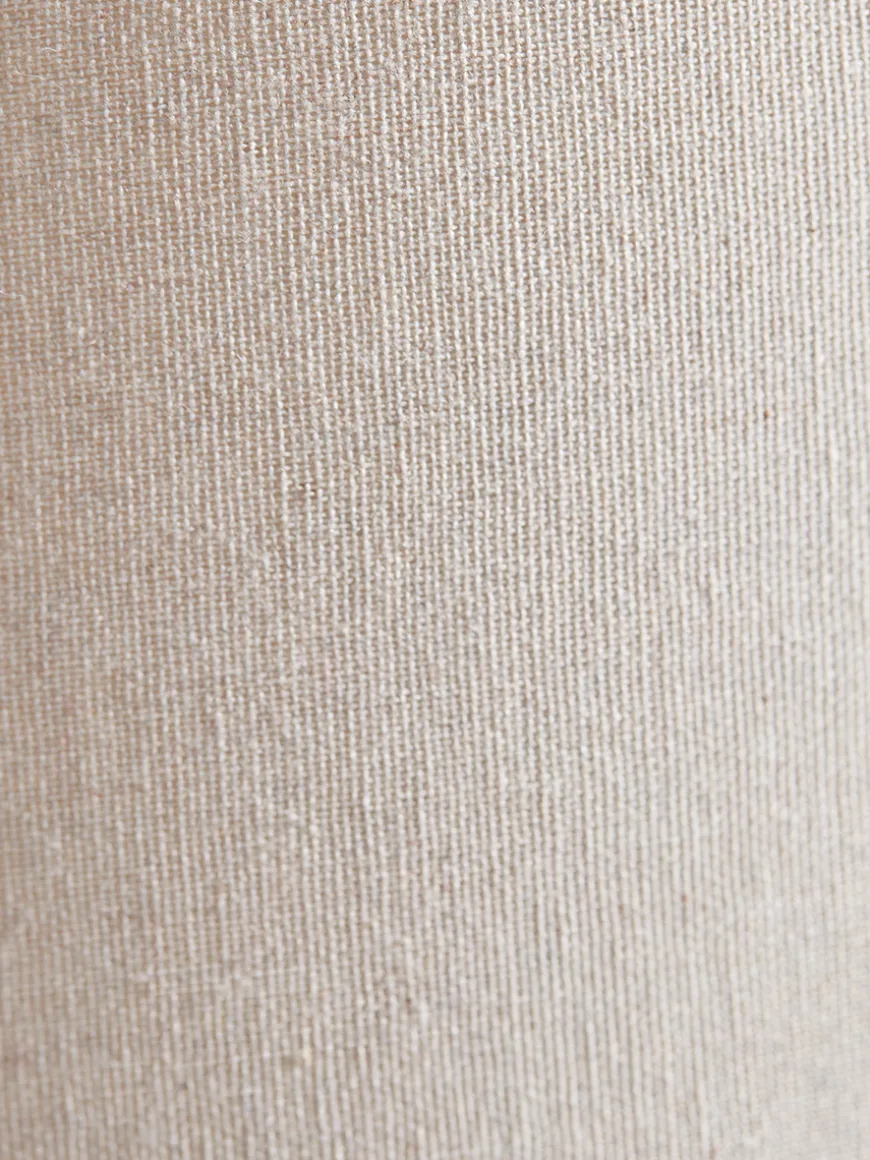 Round Ribbed Table lamp - Neutral