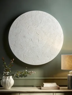Round Textured Wall Art
