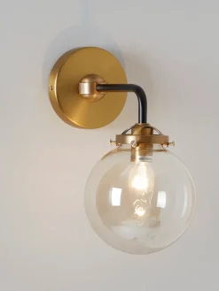Single Globe Wall Light