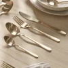 Sixteen Piece Cutlery Set - Gold