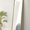 Slim Arch Mirror - Soft Gold