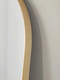 Slim Arch Mirror - Soft Gold