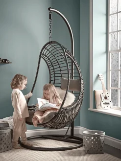 Slim Black Hanging Chair