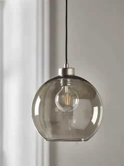 Smoked Glass Pendant