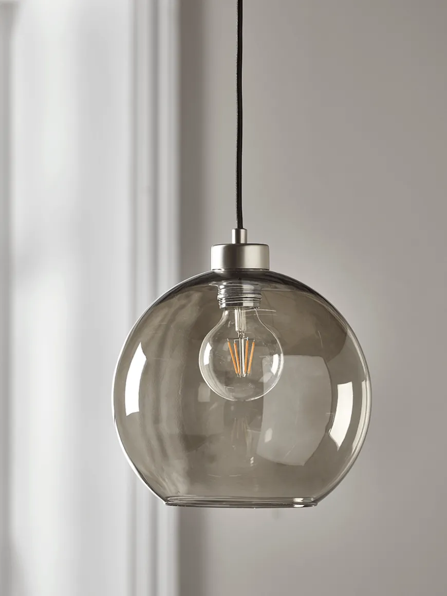 Smoked Glass Pendant