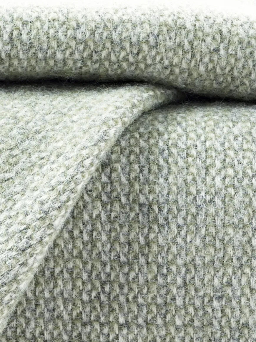 Soft Wool Throw - Sage