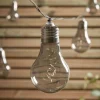 Solar Bulb Festoon Lights - Grey