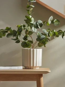 Speckled Fluted Planter