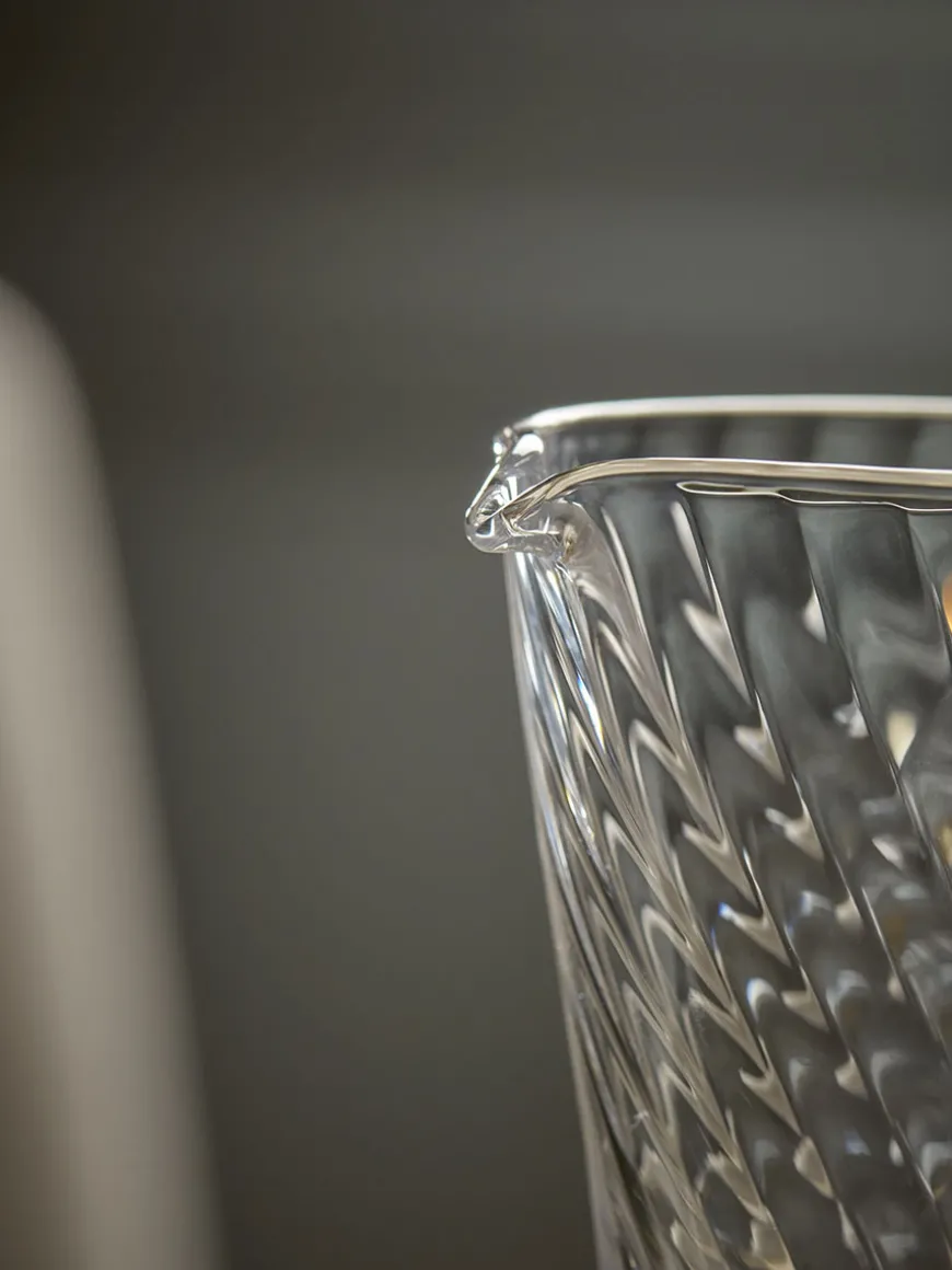 Spiral Fluted Carafe