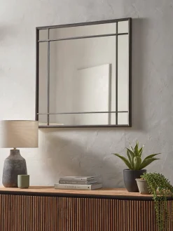 Square Panelled Mirror