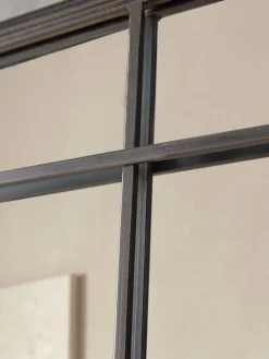 Square Panelled Mirror