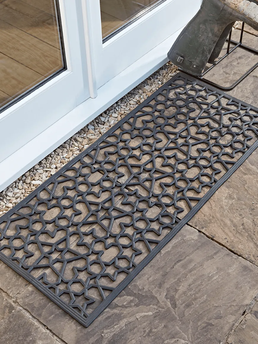 Star Rubber Doormat - Double