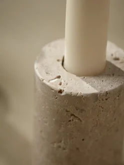 Stone Dinner Candle Holder - Large