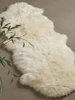 Sumptuous Sheepskin Double Rug - Ivory