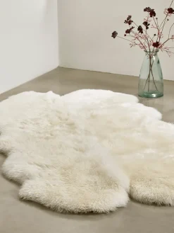Sumptuous Sheepskin Quad Rug - Ivory