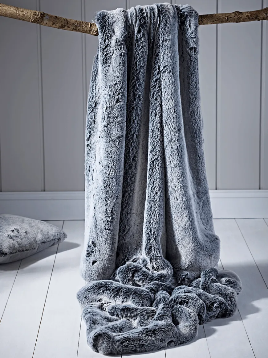 Supersoft Faux Fur Throw - Husky
