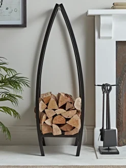Tall Industrial Log Holder