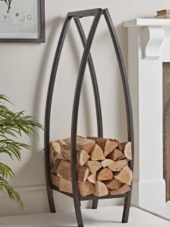 Tall Industrial Log Holder