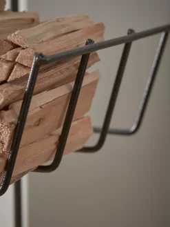 Tall Log and Kindling Holder