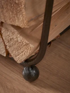 Tall Log and Kindling Holder