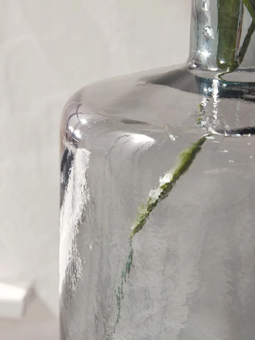 Tall Recycled Glass Vase