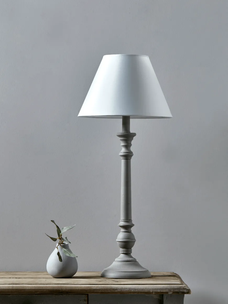 Tall Turned Bedside Lamp