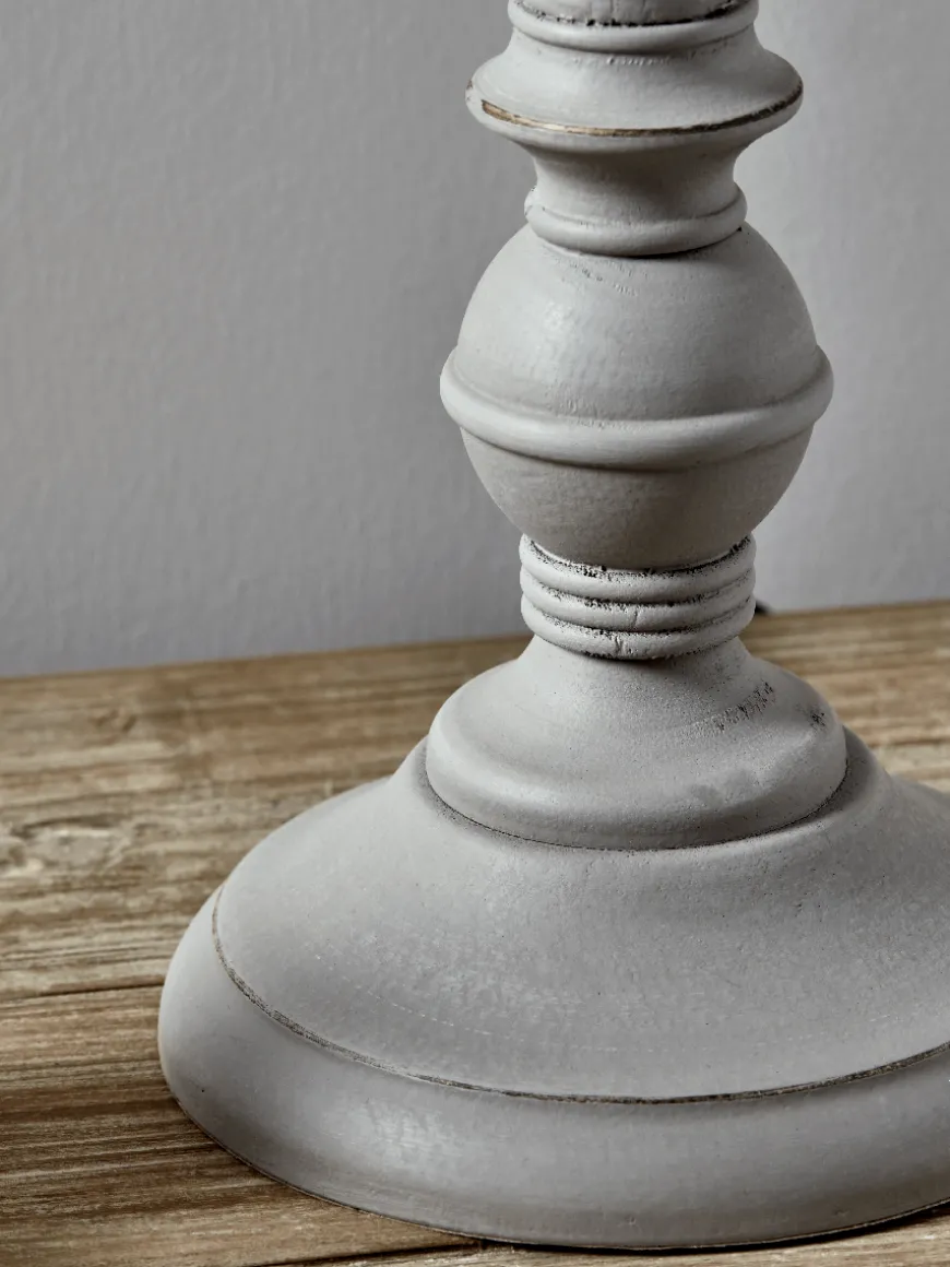 Tall Turned Bedside Lamp