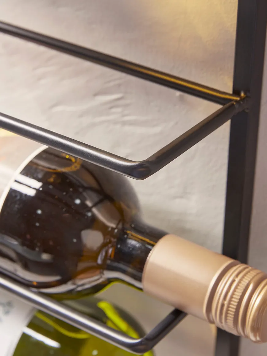 Tall Wall Wine Rack