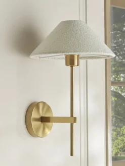 Tapered Boucle Wall Light