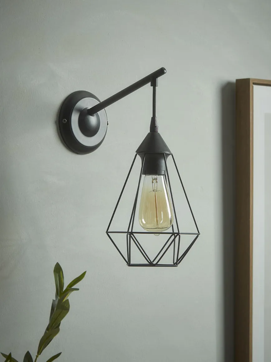 Tapered Cage Wall Light