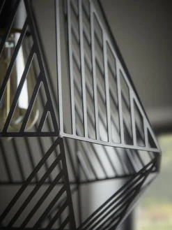 Tapered Geometric Cage Pendant