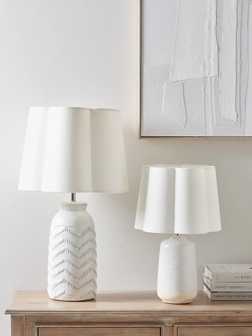 Tapered Scalloped Edge Shade