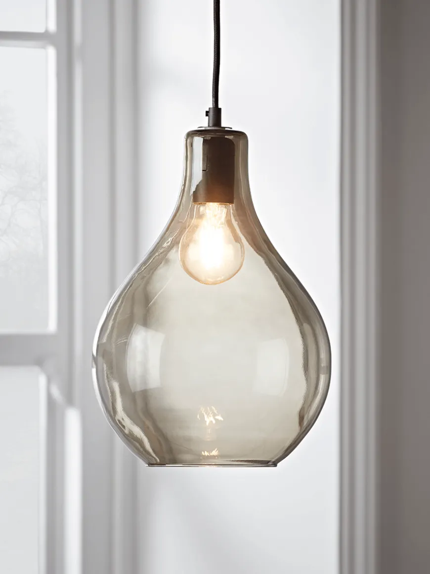Teardrop Pendant - Grey