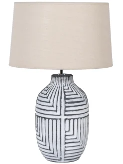 Textured Abstract Table Lamp