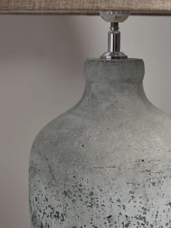 Textured Concrete Effect Table lamp