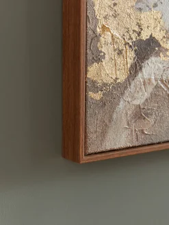 Textured Floral Canvas