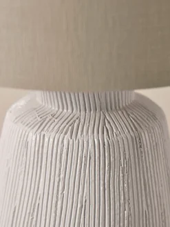 Textured Fluted Table Lamp