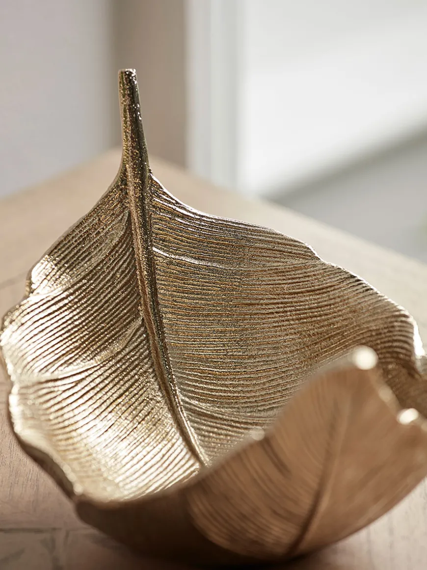 Textured Gold Leaf Bowl