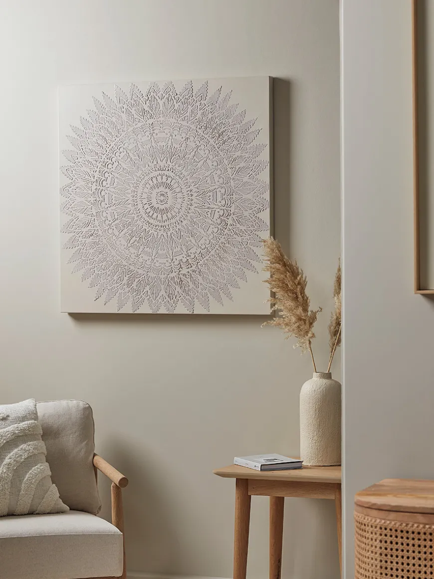 Textured Mandala Canvas