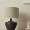 Textured Mango Wood Table Lamp