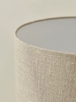 Textured Mango Wood Table Lamp