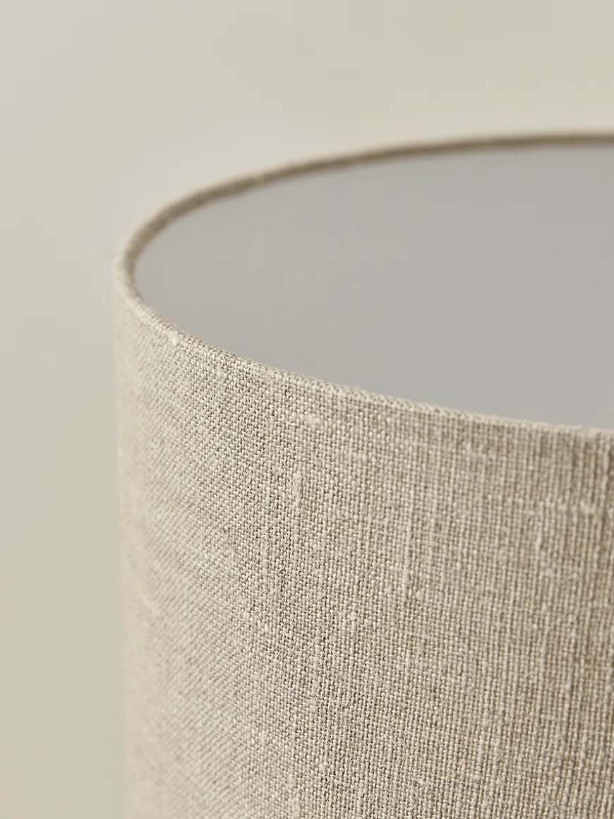 Textured Mango Wood Table Lamp