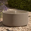Textured Round Water Fountain - Mocha