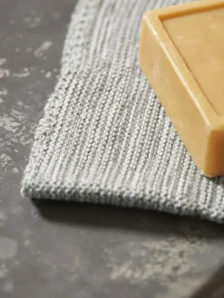 Three Cotton Dishcloths - Olive
