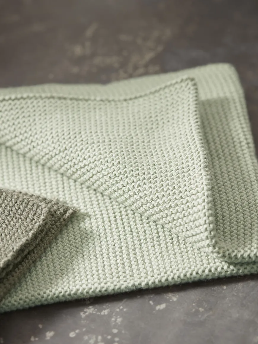 Three Cotton Dishcloths - Olive