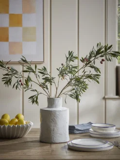 Three Faux Fruiting Olive Sprays