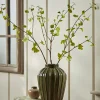 Three Faux Gingko Leaf Sprays