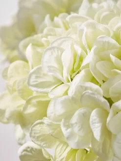 Three Faux Hydrangea Stems - Cream