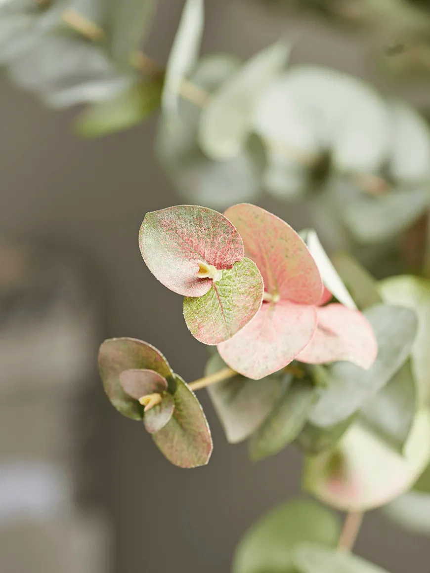 Three Faux Rounded Eucalyptus Sprays